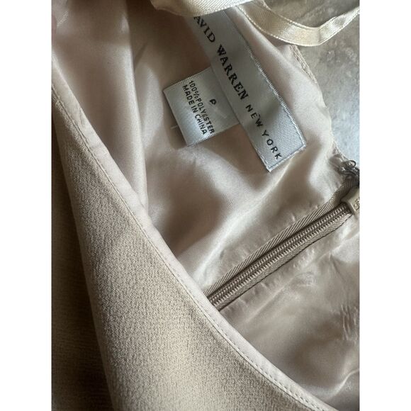 NWT Darren Warren 6 Camel Modest Lined Dress Crepe - Picture 4 of 7